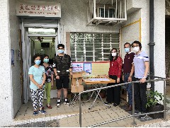 疫証期間 瑞宏慈善發展基金 連同多間友好機構 齊參與 「同心抗疫」義工關懷行動 共同為香港局民打氣